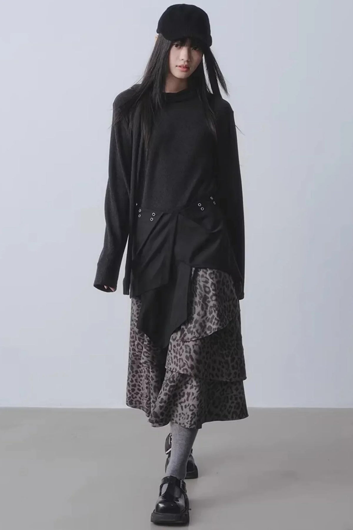Whispering Poetry Asymmetrical Top