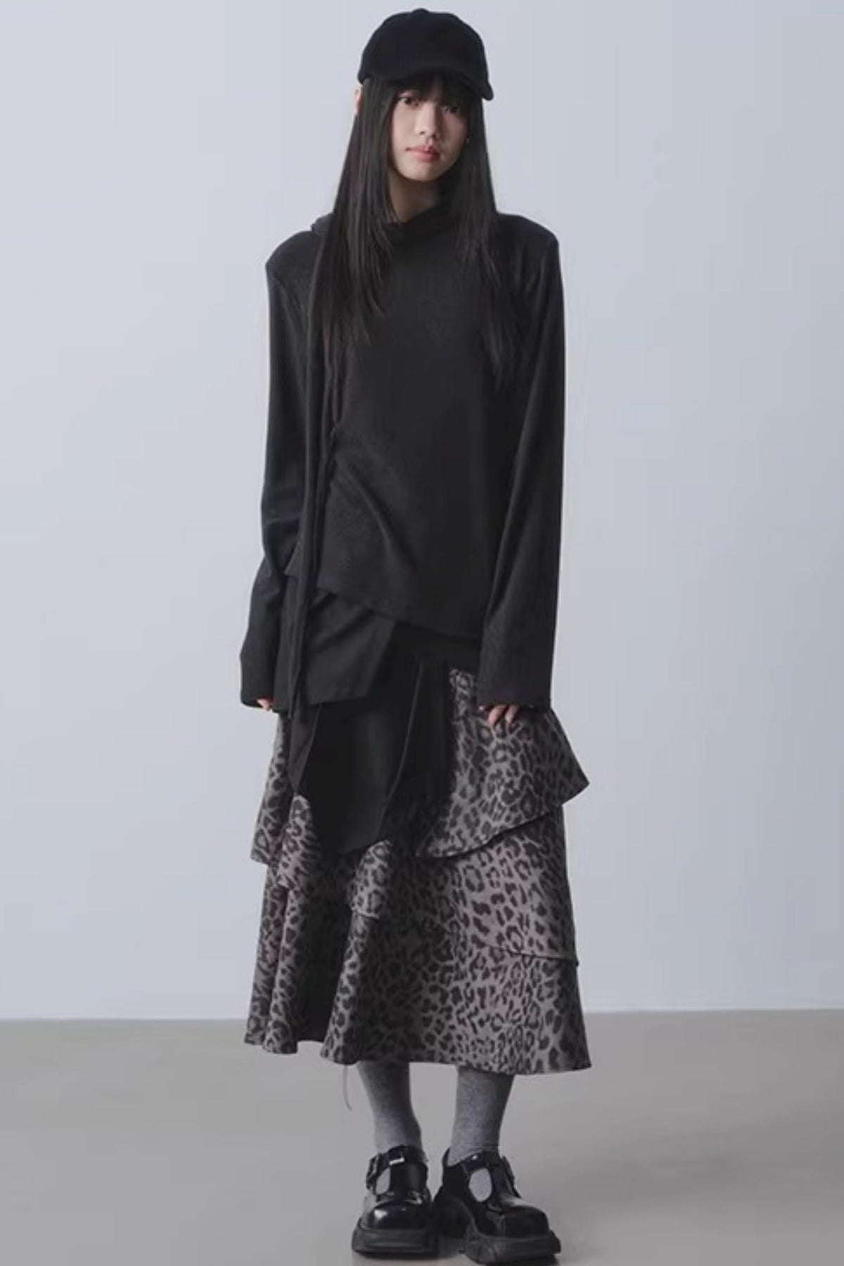 Whispering Poetry Asymmetrical Top
