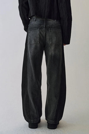Whispers Gray Washed Jeans Pants