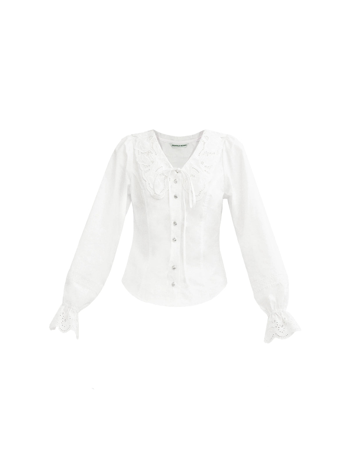 White Dove Lace Shirt Dress Set-Up