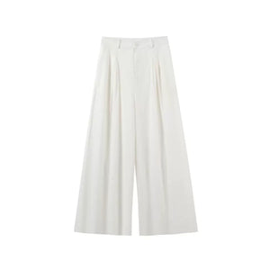 White Embroidered Camisole Top Set-Up