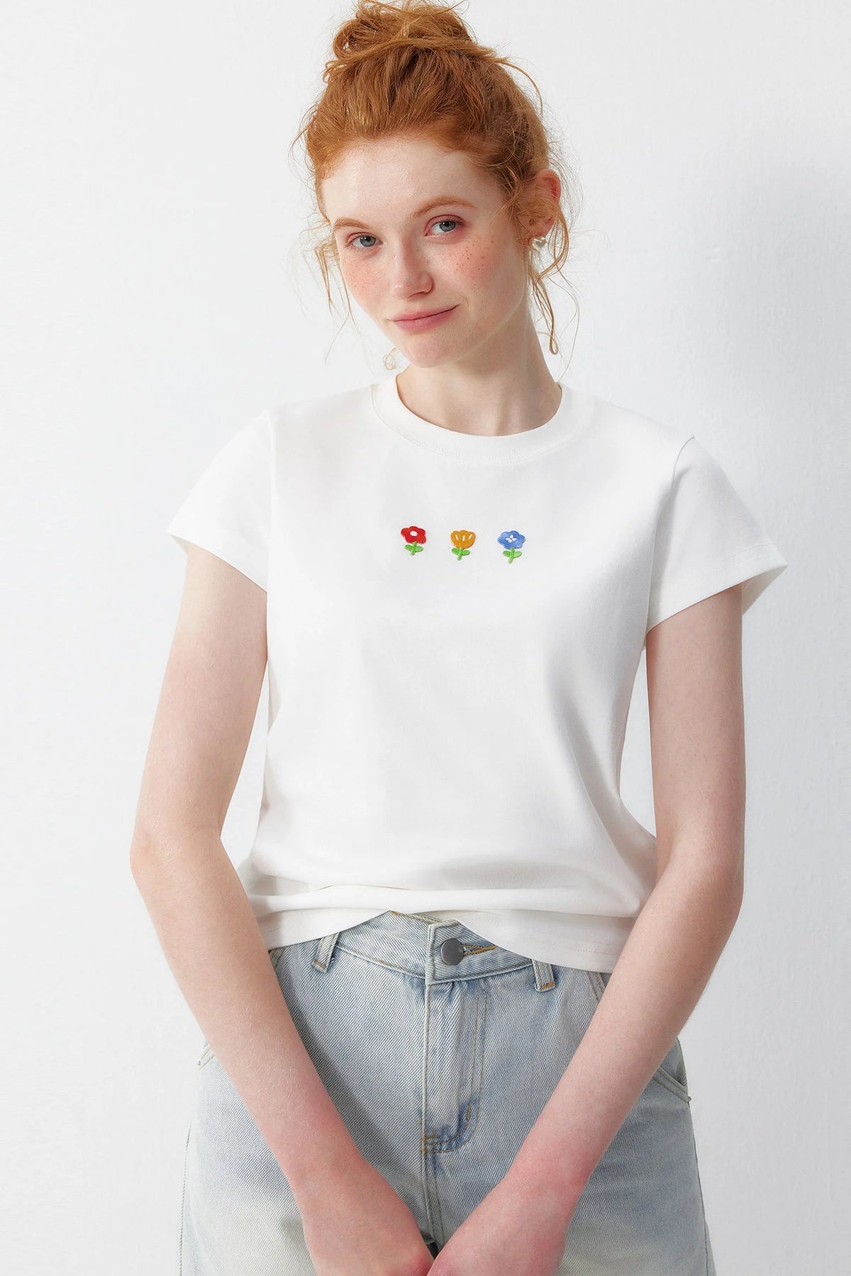 White Flower T-Shirt