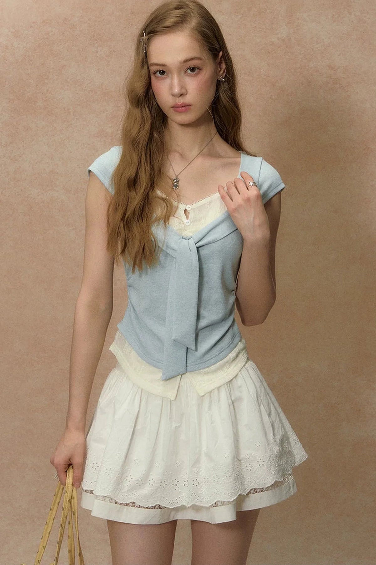 White Lace Summer Skirt