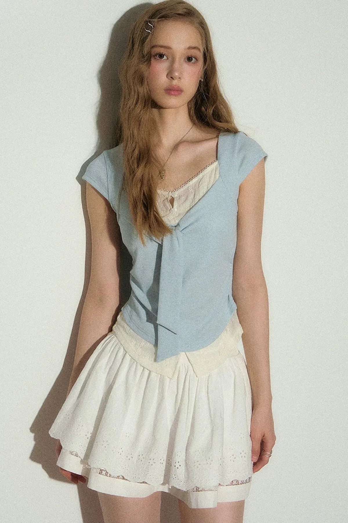 White Lace Summer Skirt