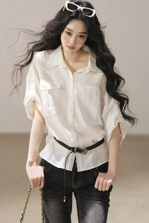 White Linen Shirt Set-Up