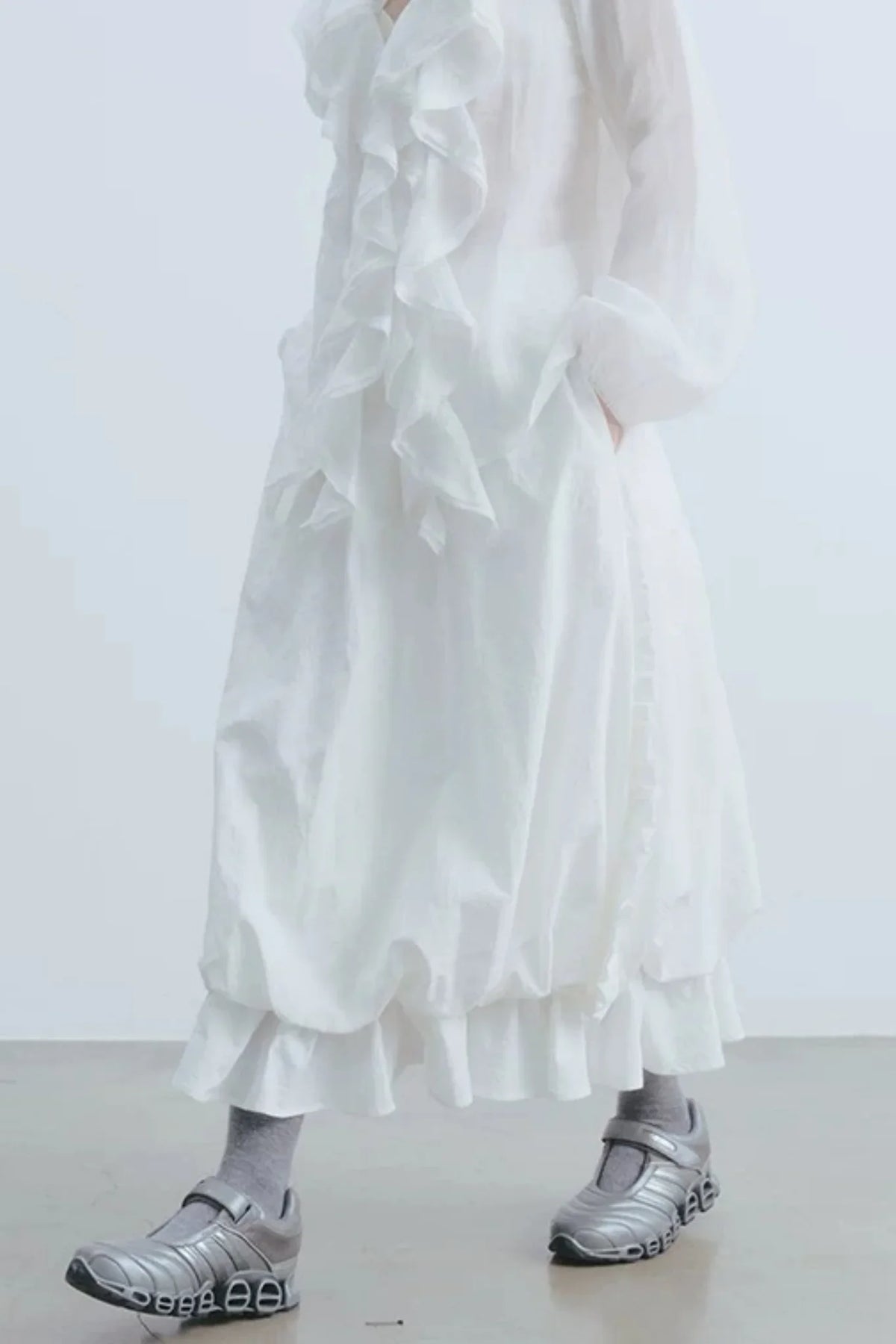 White Nest Lantern Skirt