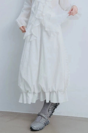 White Nest Lantern Skirt