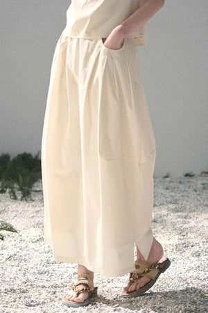 White Pleated Summer Set-Up