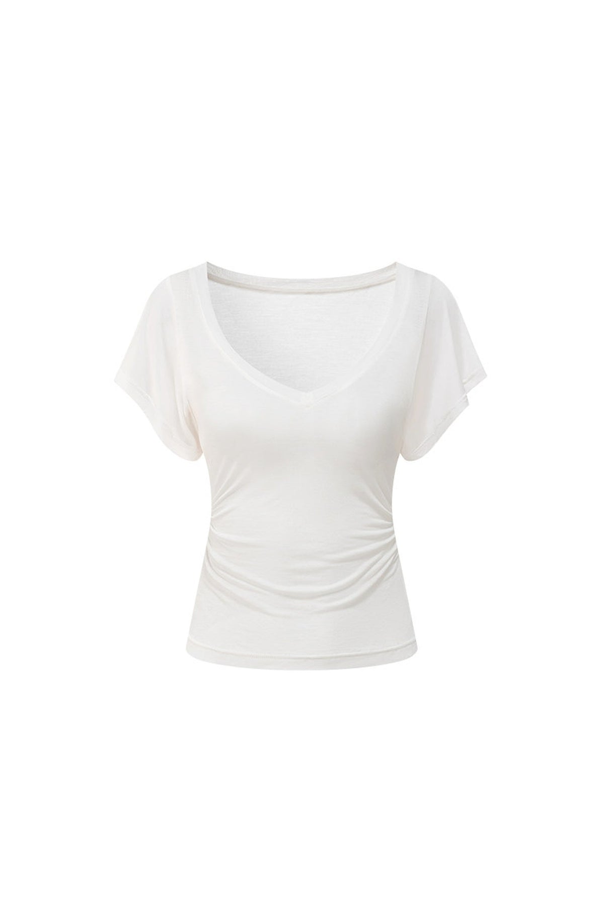 White T-Shirt and Pink Halter Neck Tank Top Set