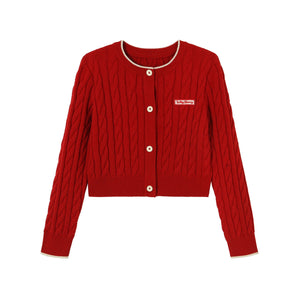 WhyBerry Knit Short Coat