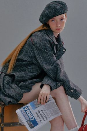 WhyBerry Sweetheart Killer Tweed Jacket