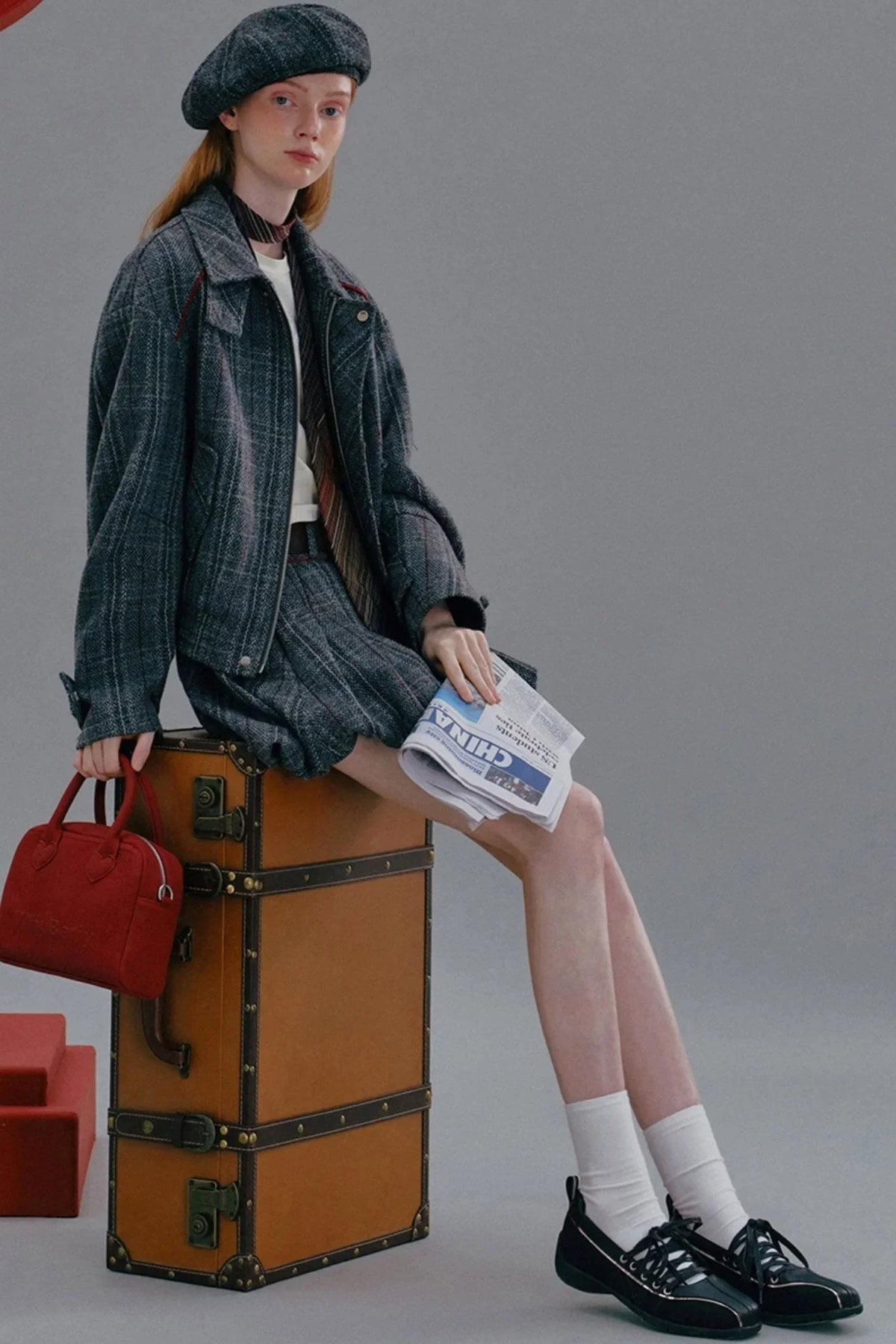 WhyBerry Sweetheart Killer Tweed Jacket