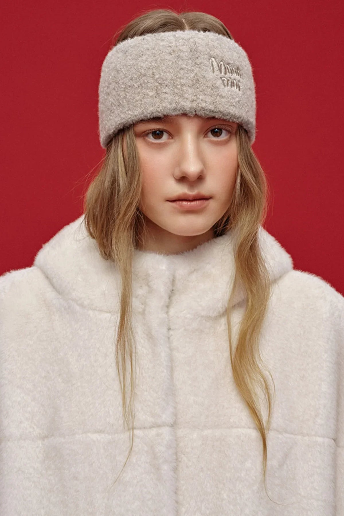 Wide-Brimmed Wool Jacquard Headband