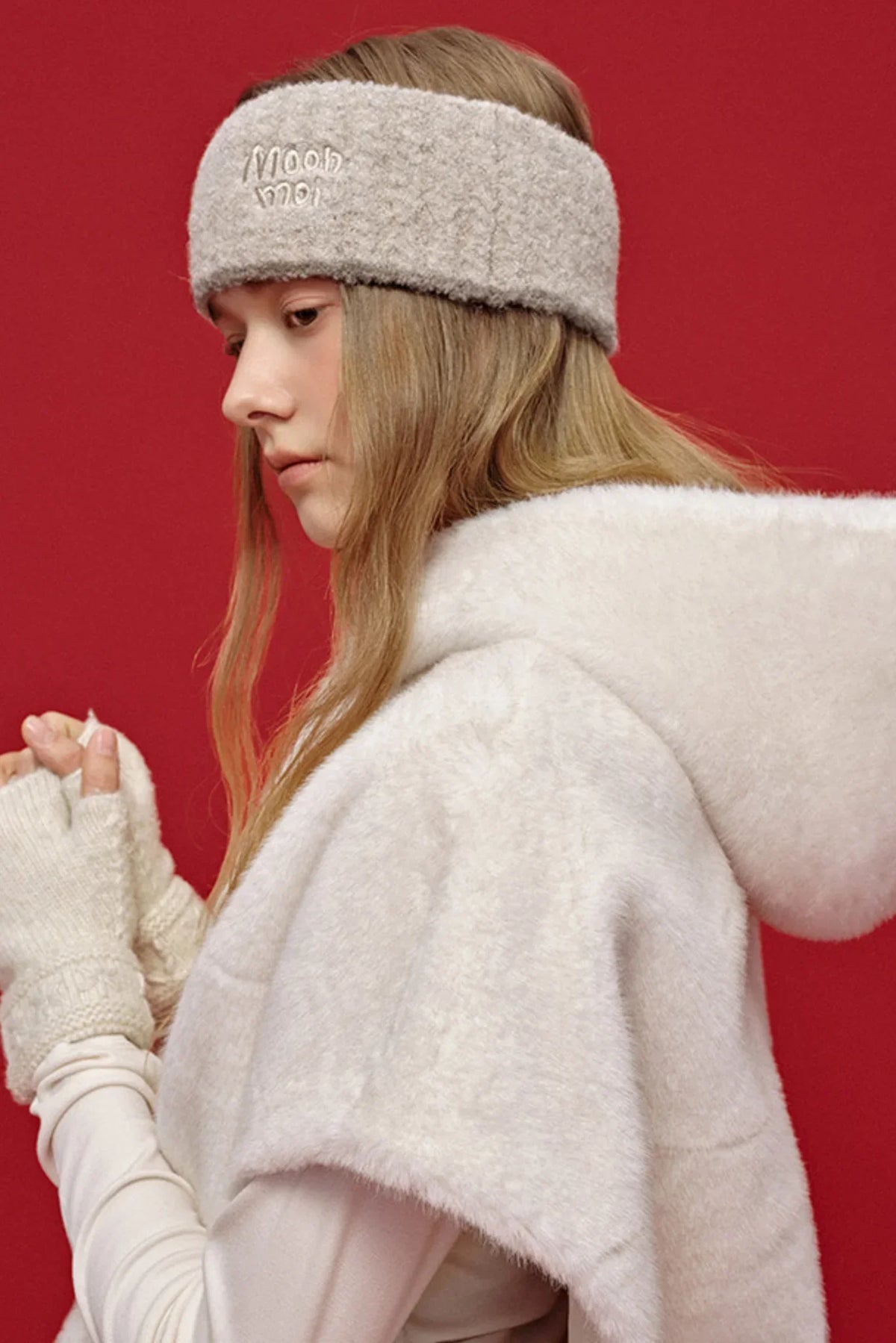Wide-Brimmed Wool Jacquard Headband
