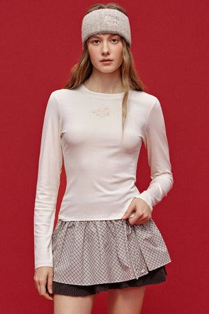 Wide-Brimmed Wool Jacquard Headband