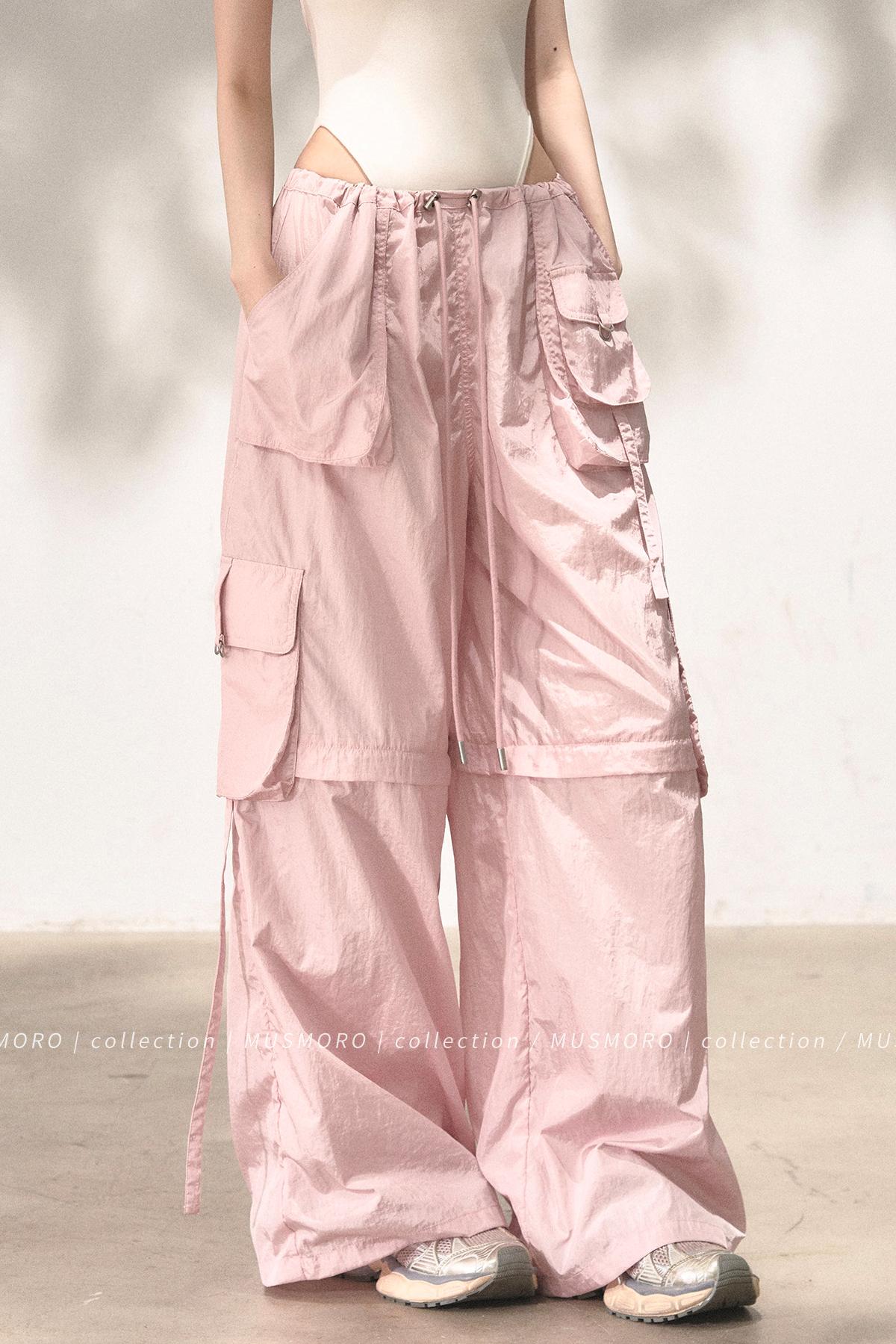 Wide-Leg Cargo Pants
