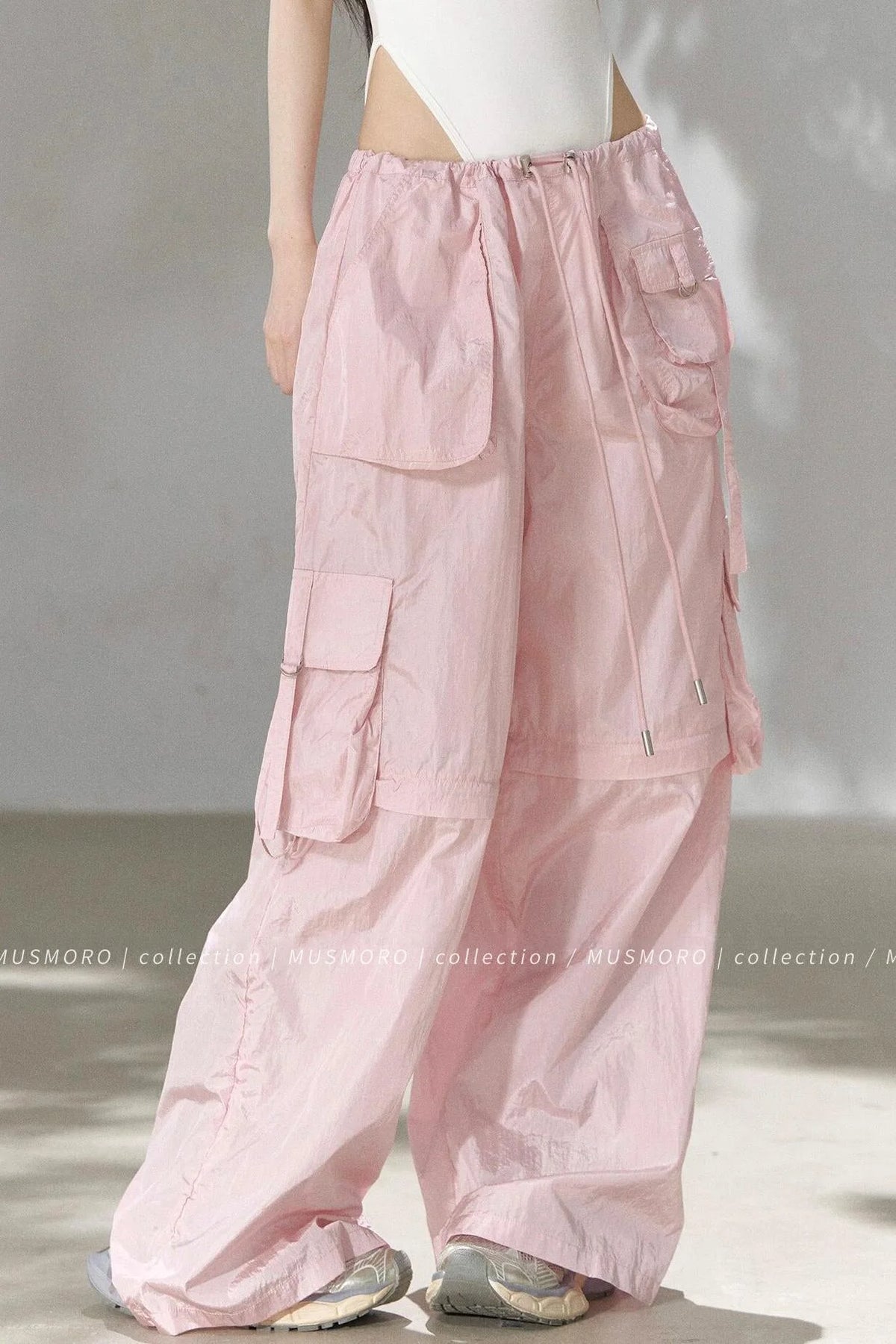 Wide-Leg Cargo Pants