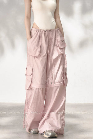 Wide-Leg Cargo Pants