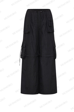 Wide-Leg Cargo Pants