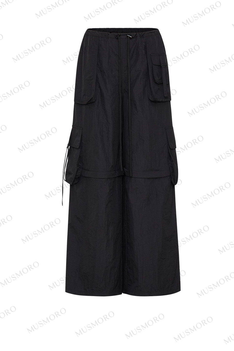 Wide-Leg Cargo Pants