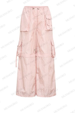 Wide-Leg Cargo Pants