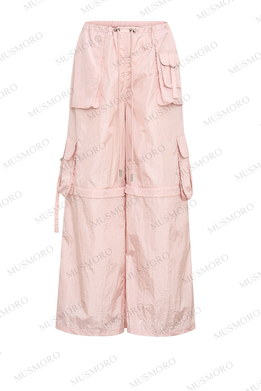 Wide-Leg Cargo Pants