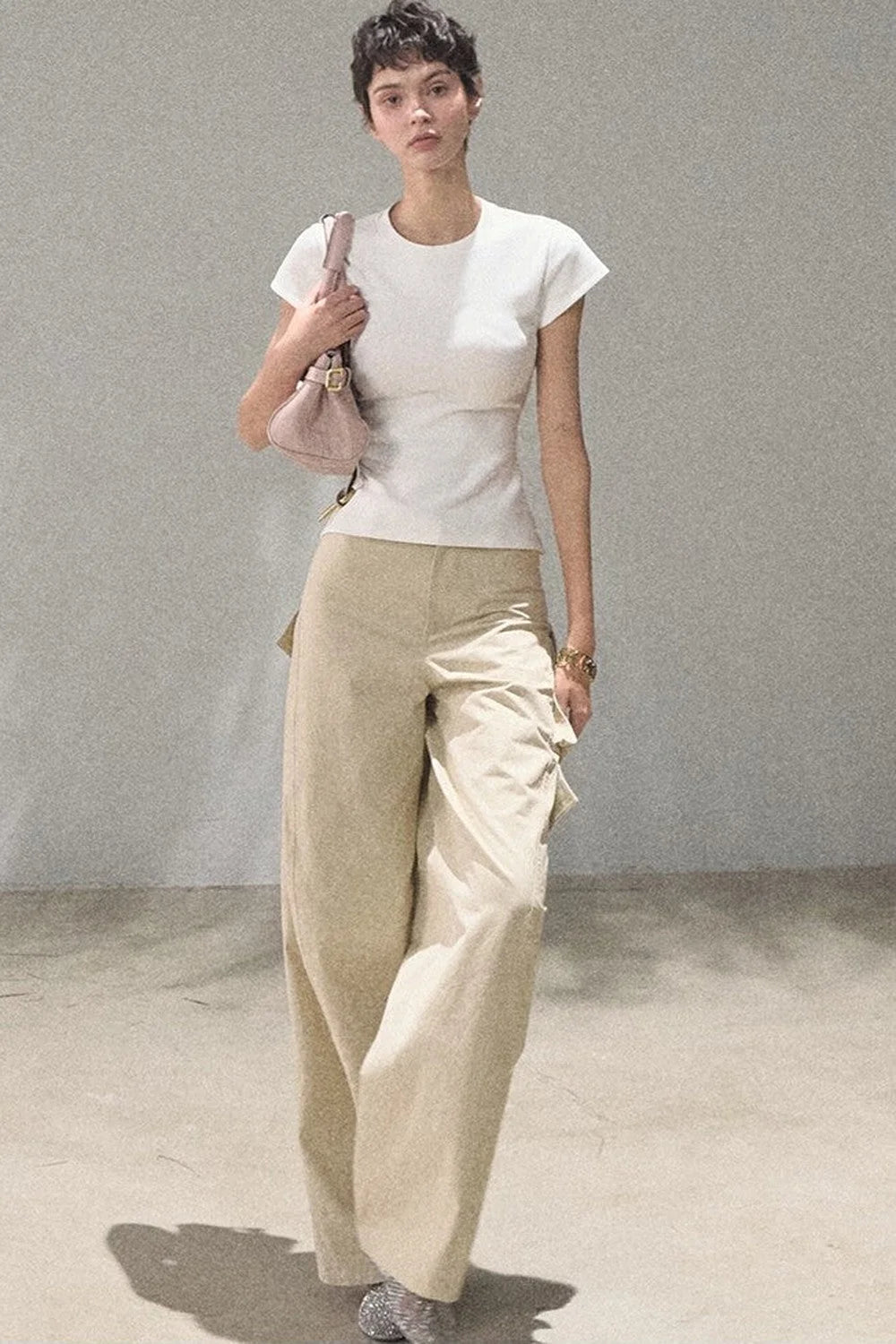 Wide Leg Cargo Pants