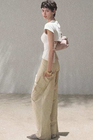 Wide Leg Cargo Pants
