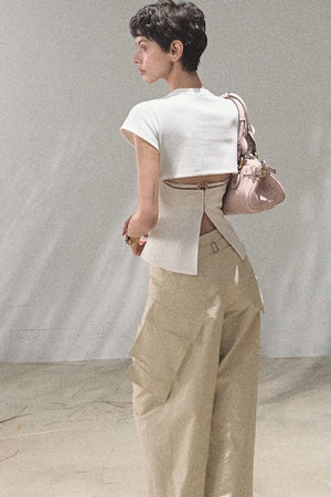Wide Leg Cargo Pants