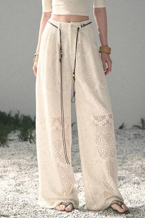 Wide-Leg Summer Pants