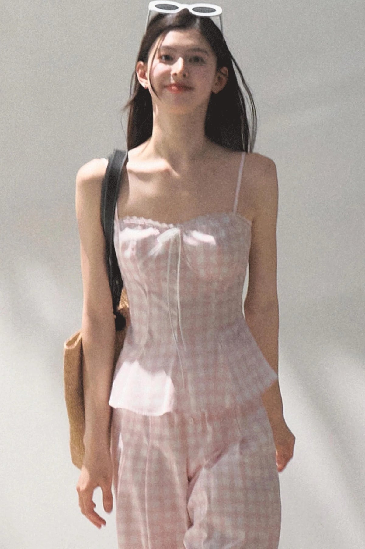 Wide-Leg Tencel Hemp Pants Set-Up