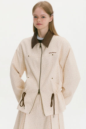 Wild Strawberry Drawstring Jacket