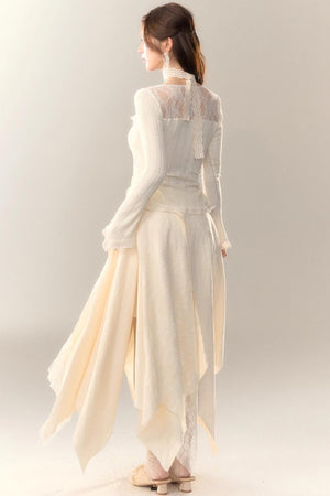 Wild White Tea Skirt Set-Up
