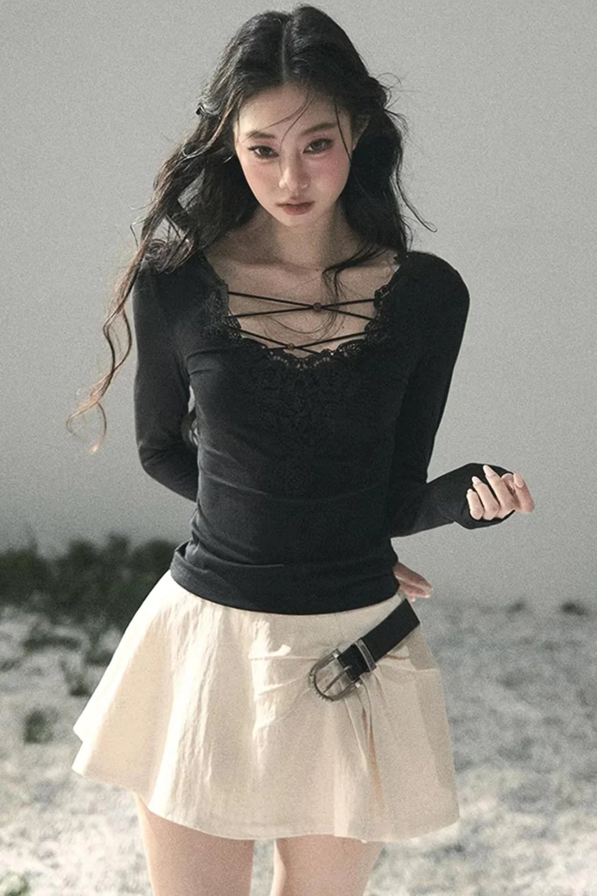 Wind Chimes A-Line Skirt
