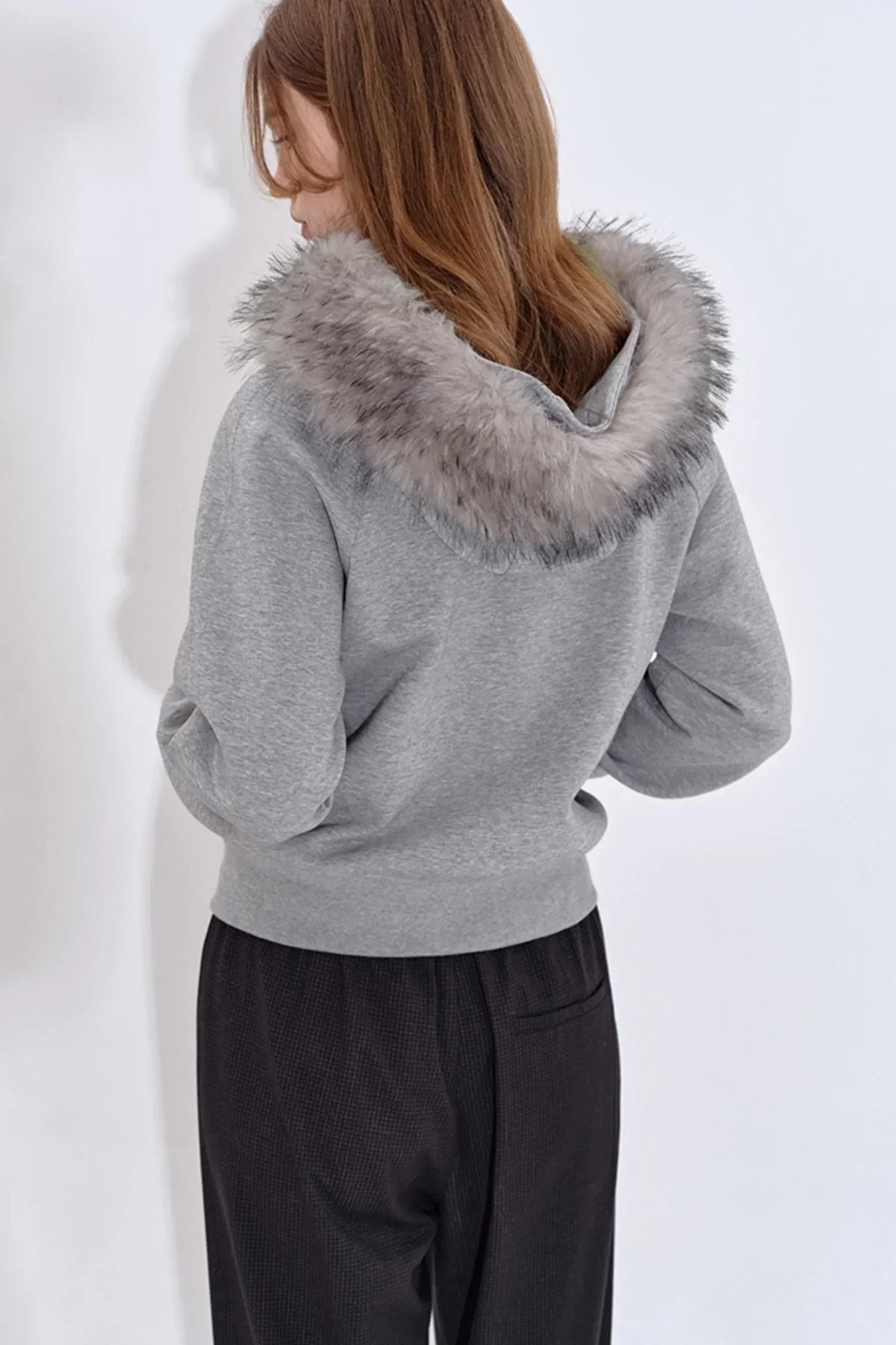 Windproof Fleece-Lined Hooded Jacket