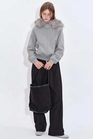 Windproof Fleece-Lined Hooded Jacket