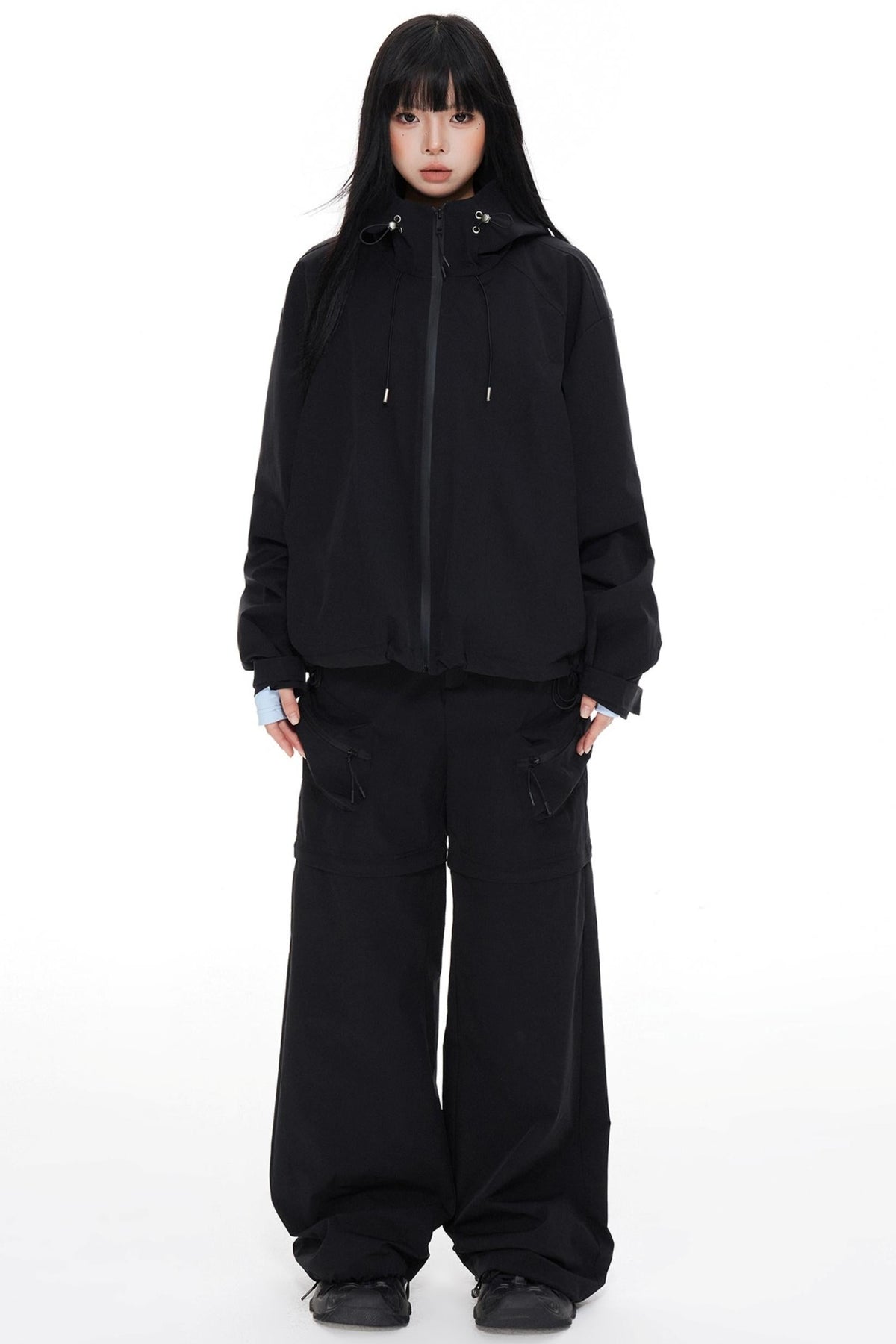 Windproof Waterproof Storm Jacket Pants Set-Up