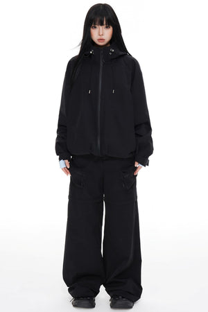 Windproof Waterproof Storm Jacket Pants Set-Up