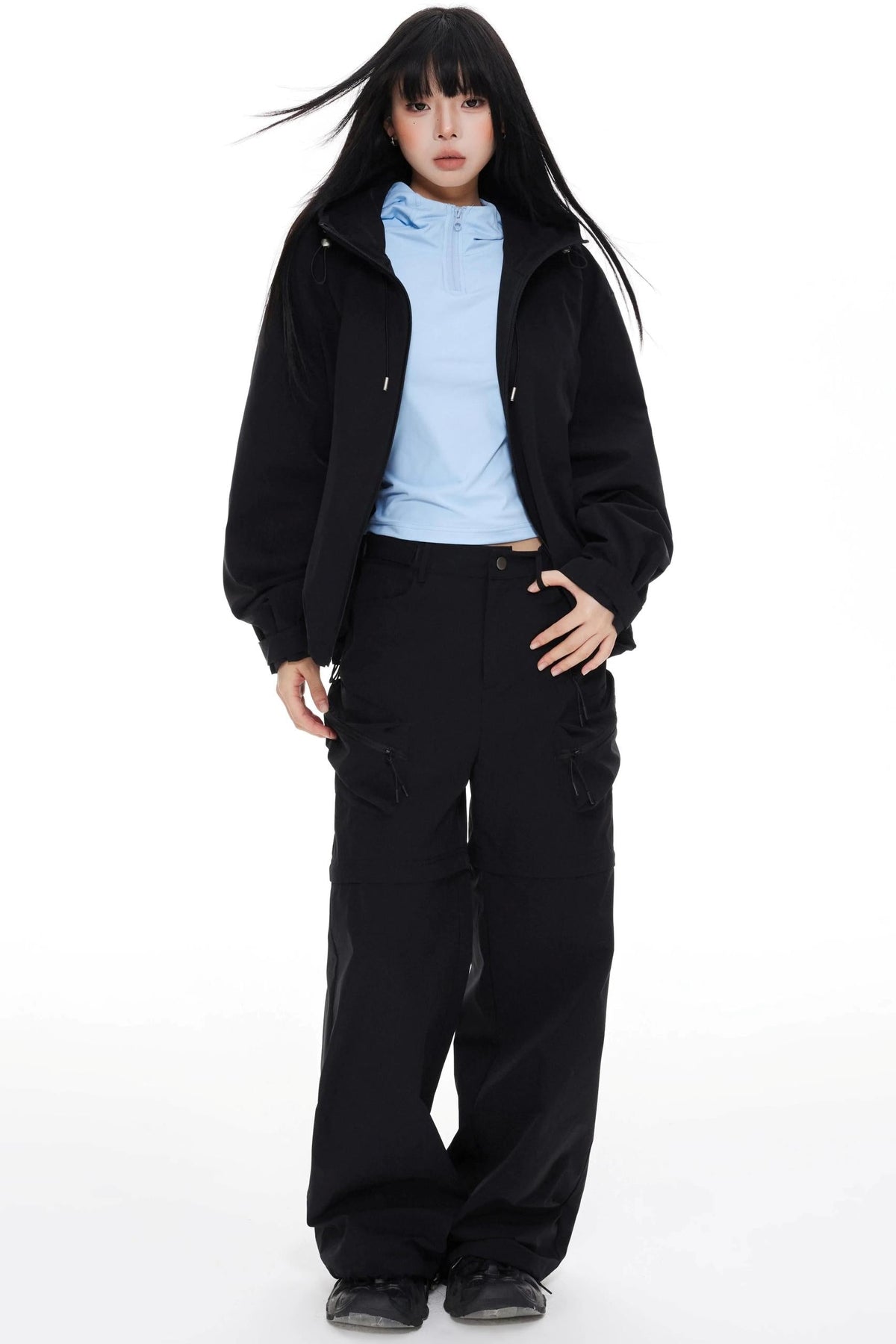 Windproof Waterproof Storm Jacket Pants Set-Up