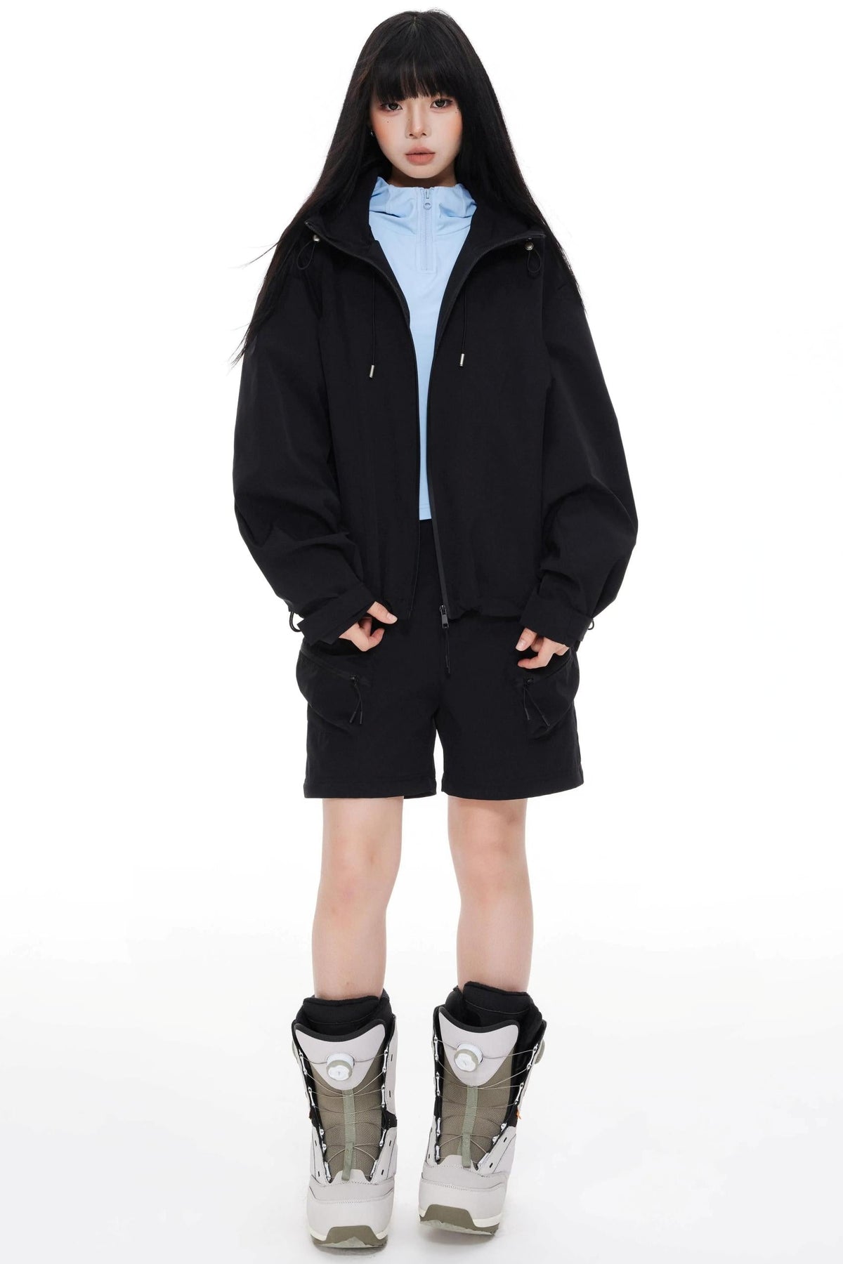 Windproof Waterproof Storm Jacket Pants Set-Up