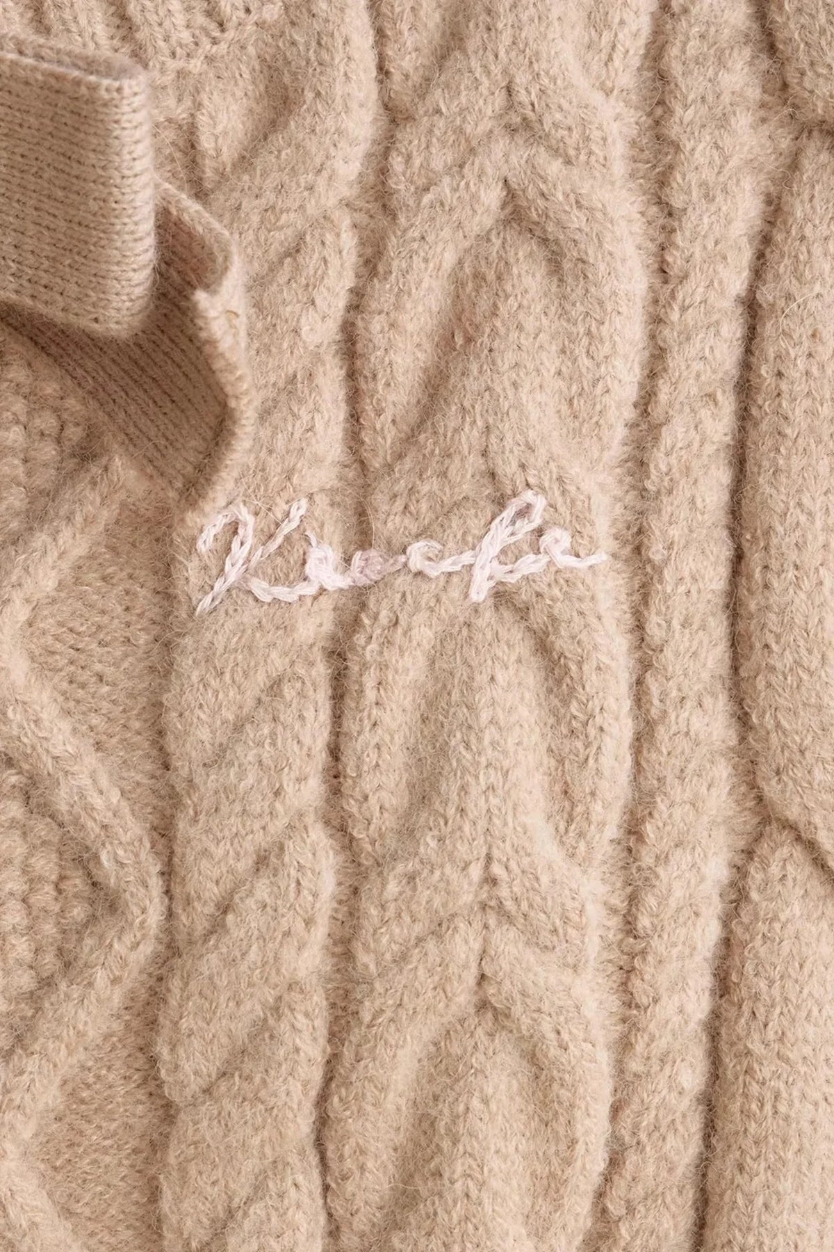 Winter Bow Knit Cardigan
