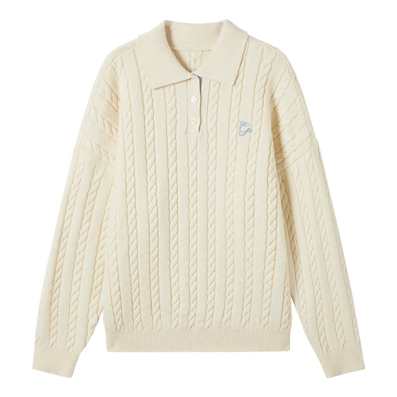 Winter Cable Knit Top