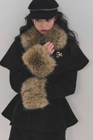 Winter Coat and Skirt Set-Up