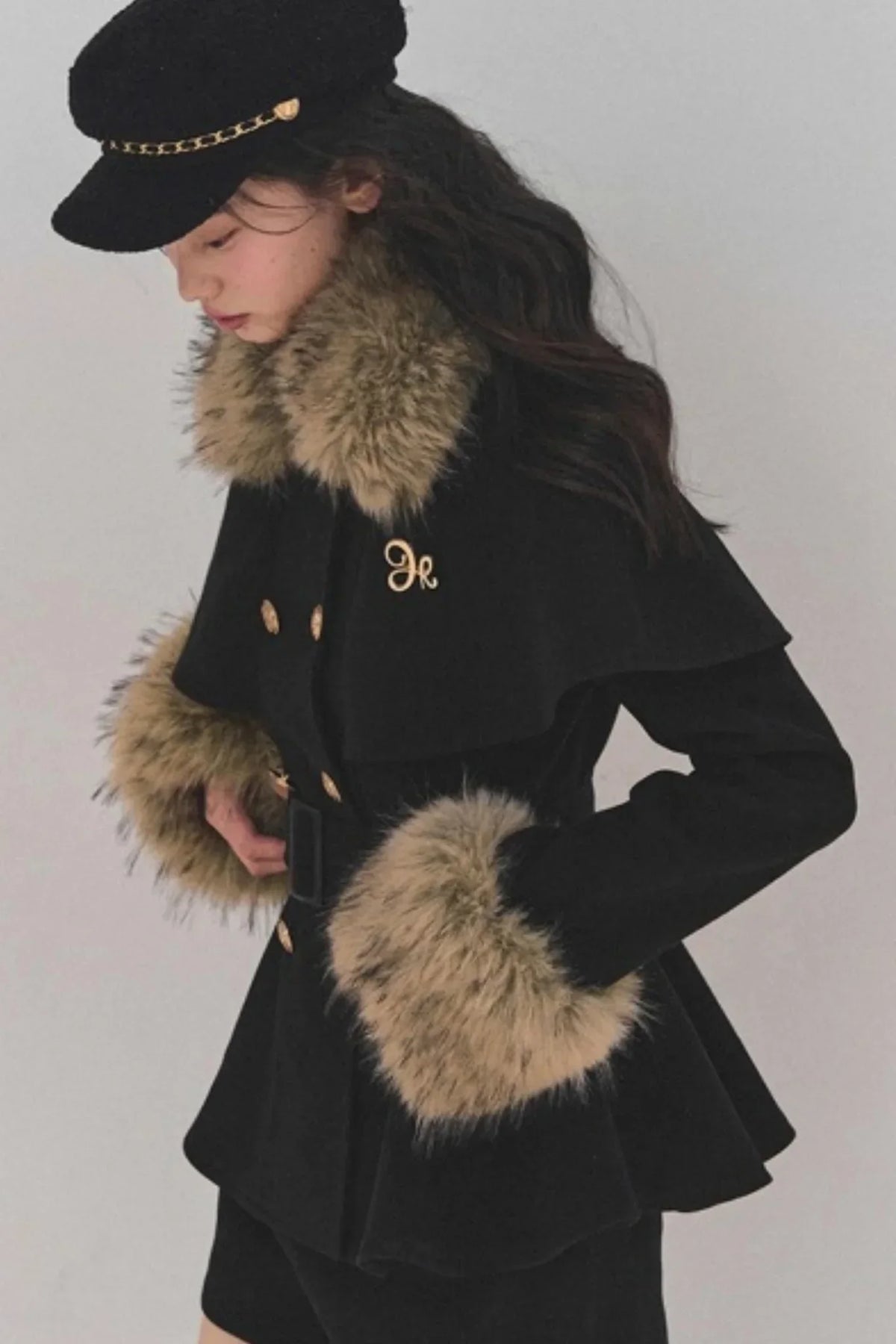 Winter Coat and Skirt Set-Up