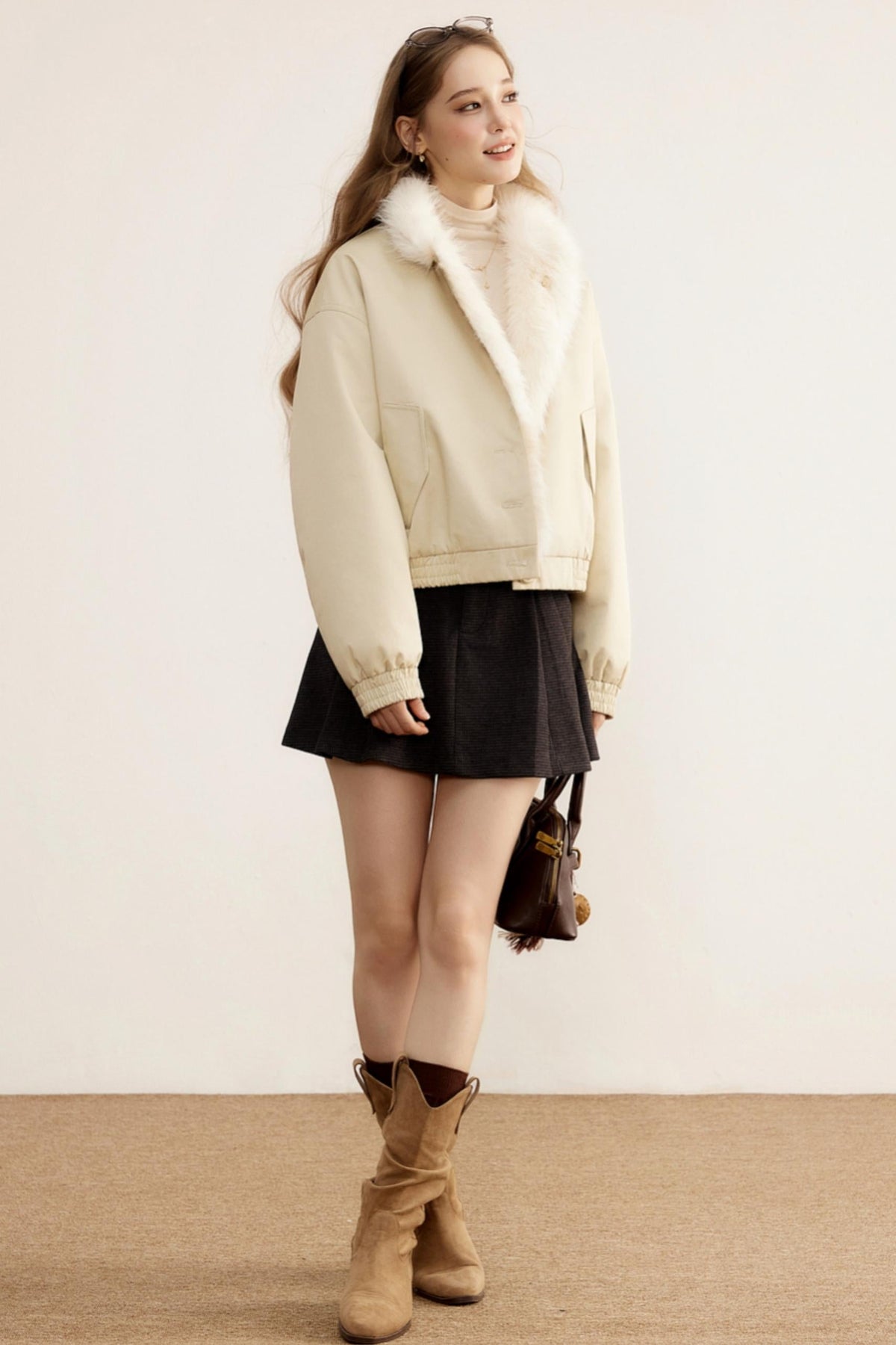 Winter Cocoon Furry Coat