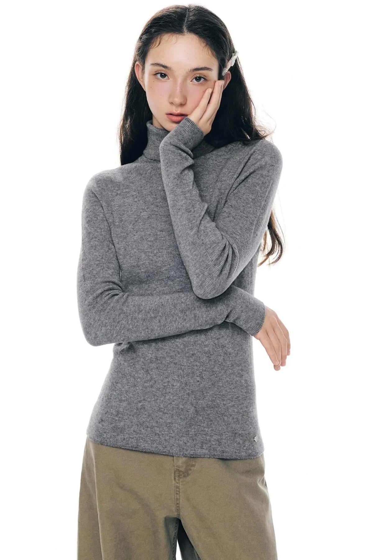 Winter Colorist Turtleneck Top