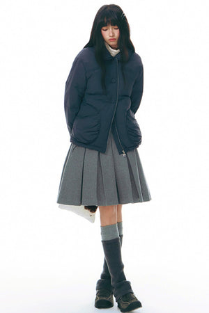 Winter Curved Pocket Cotton Jacket