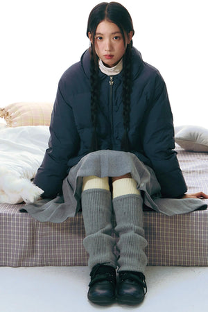 Winter Curved Pocket Cotton Jacket