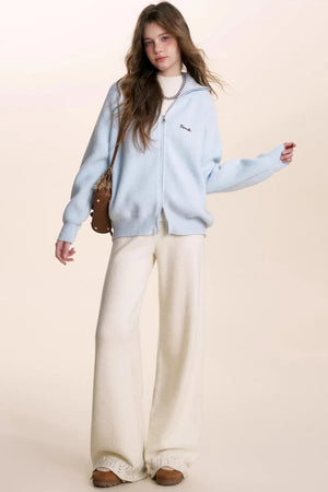 Winter Double-Zip Cardigan Jacket