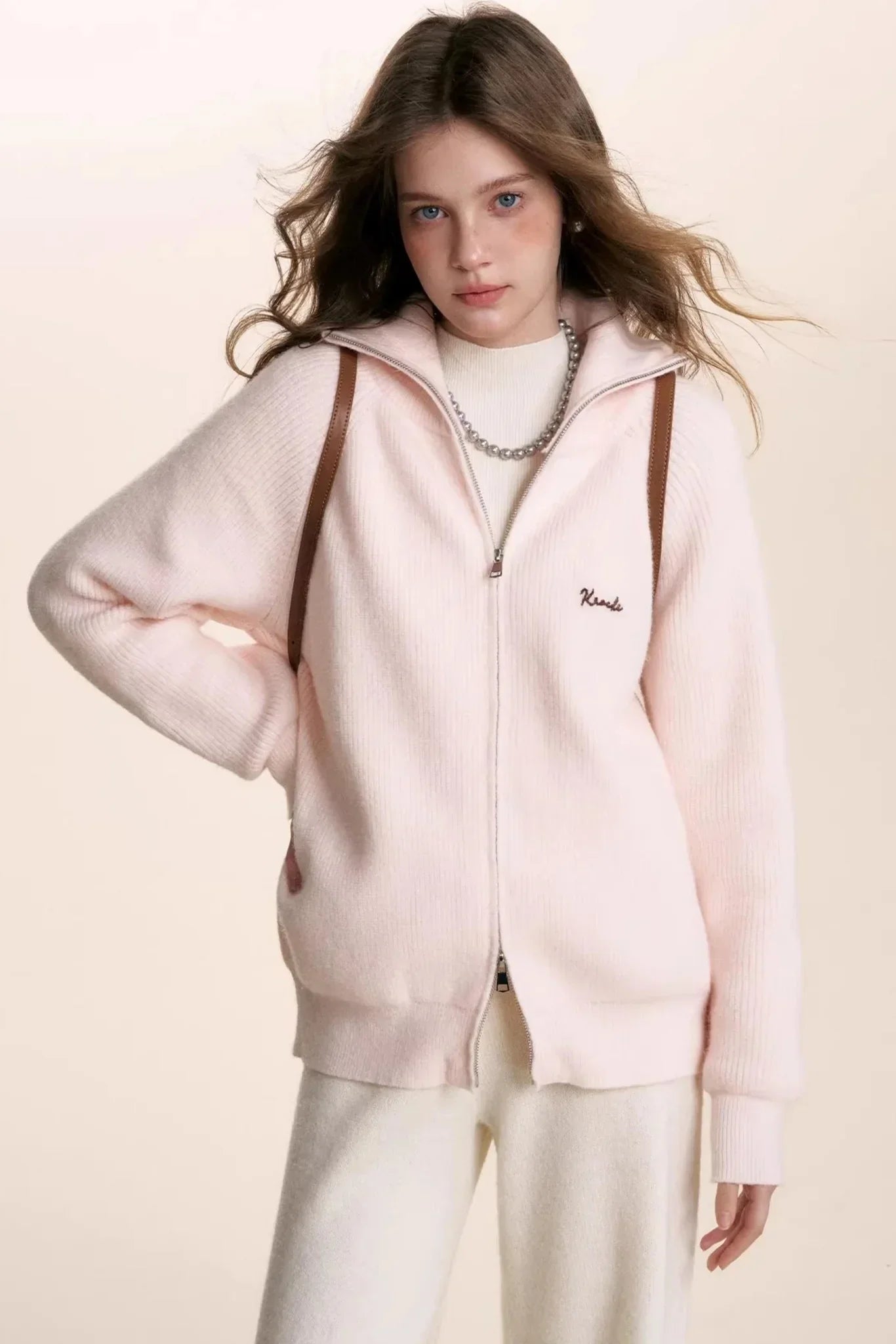 Winter Double-Zip Cardigan Jacket